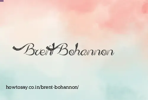 Brent Bohannon