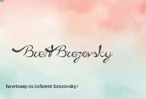 Brent Brozovsky
