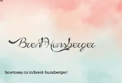 Brent Hunsberger