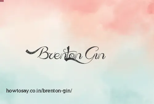 Brenton Gin