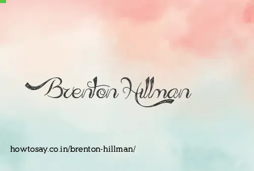 Brenton Hillman