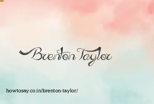 Brenton Taylor