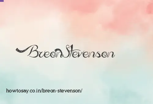 Breon Stevenson