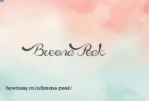 Breona Peak