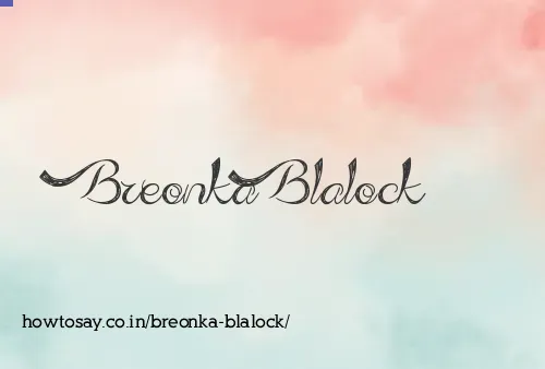 Breonka Blalock