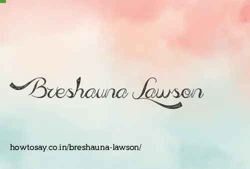 Breshauna Lawson