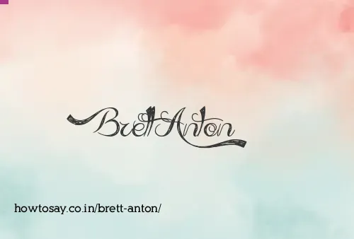 Brett Anton