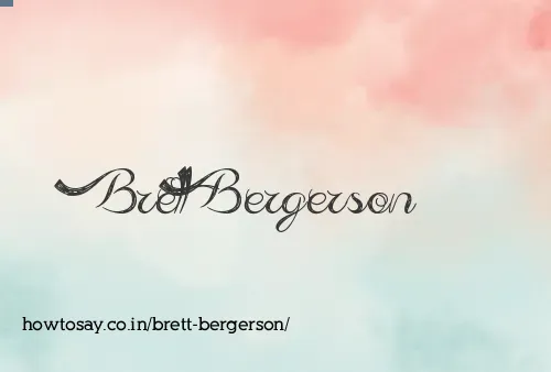 Brett Bergerson