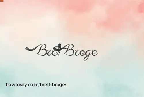 Brett Broge