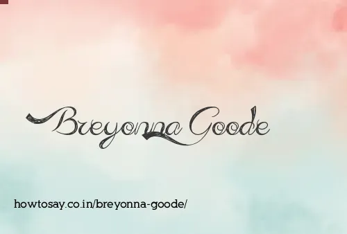 Breyonna Goode