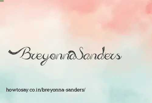 Breyonna Sanders