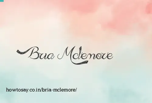 Bria Mclemore