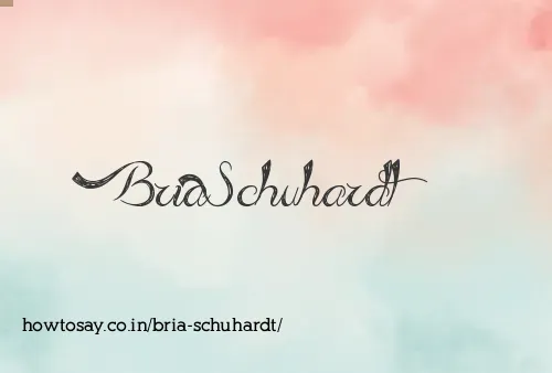 Bria Schuhardt