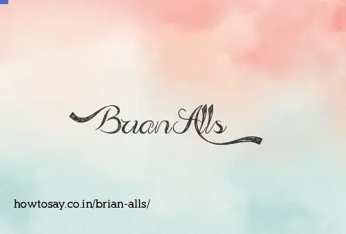 Brian Alls