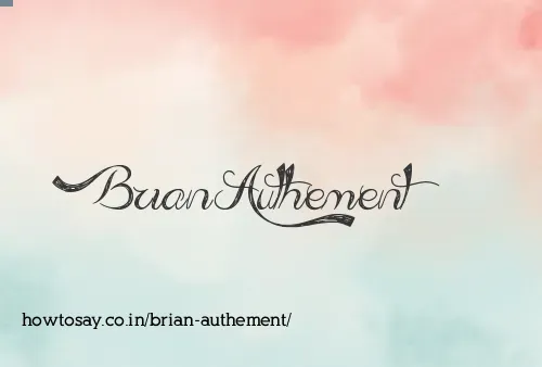 Brian Authement