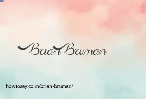 Brian Bruman