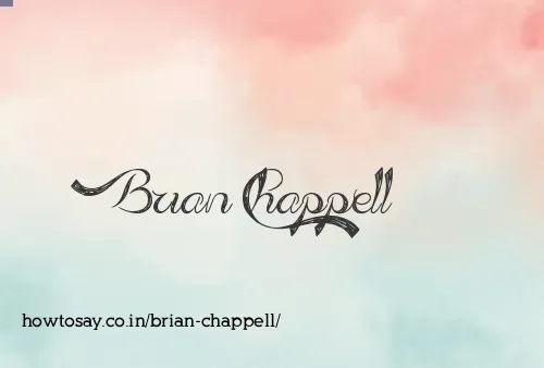 Brian Chappell