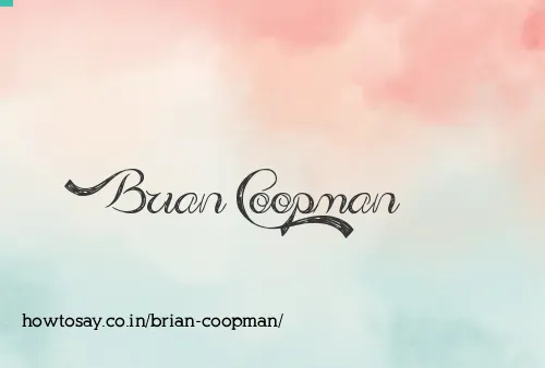 Brian Coopman