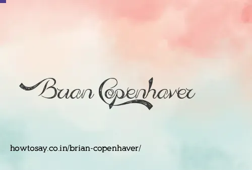 Brian Copenhaver