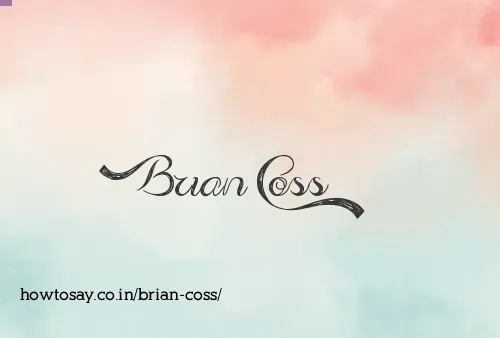 Brian Coss