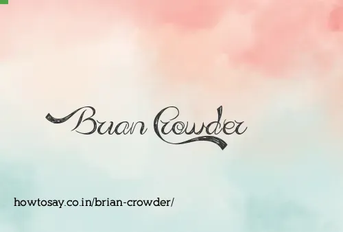 Brian Crowder