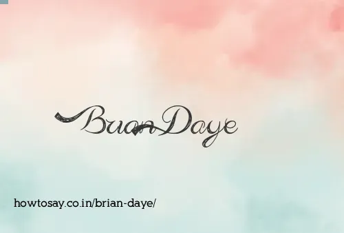 Brian Daye