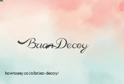 Brian Decoy