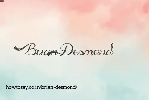 Brian Desmond