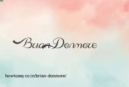 Brian Donmore
