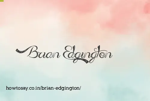 Brian Edgington