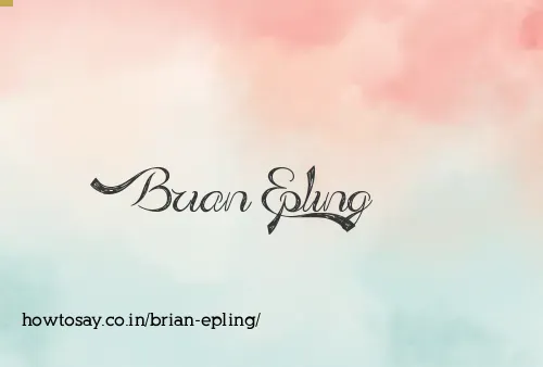 Brian Epling