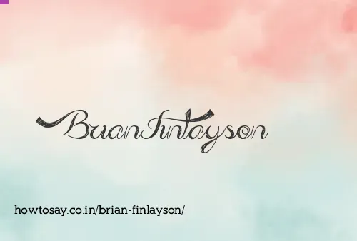 Brian Finlayson