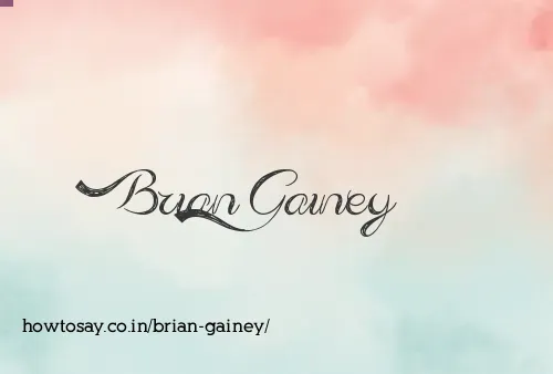 Brian Gainey