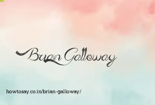 Brian Galloway