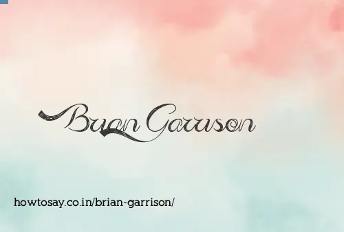 Brian Garrison