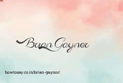 Brian Gaynor