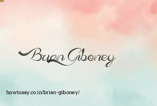 Brian Giboney