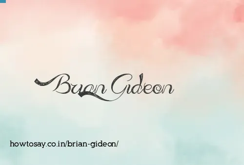 Brian Gideon