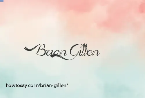Brian Gillen