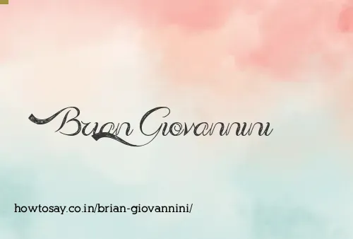 Brian Giovannini