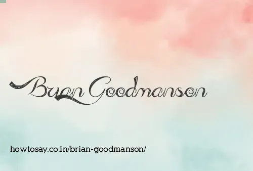 Brian Goodmanson