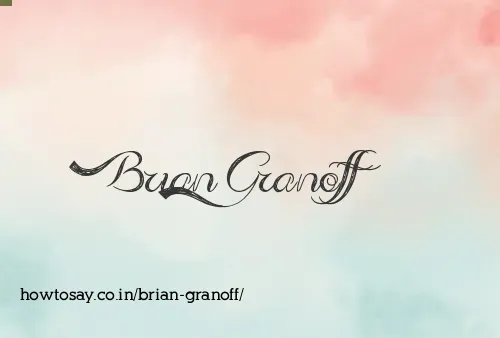 Brian Granoff