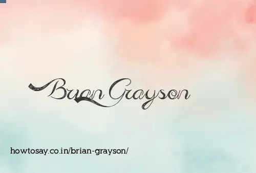 Brian Grayson