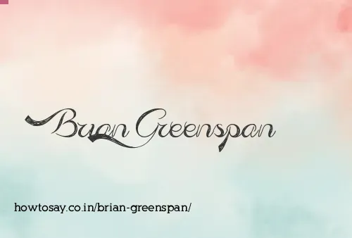 Brian Greenspan