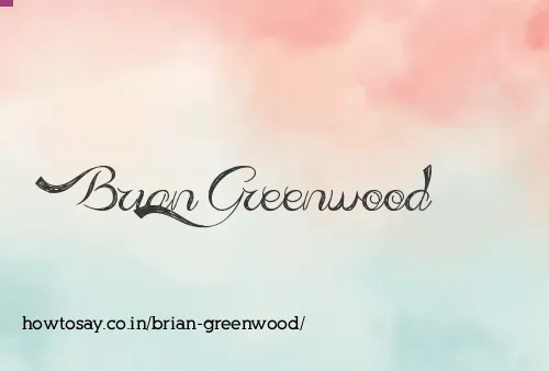 Brian Greenwood
