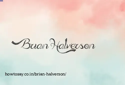 Brian Halverson