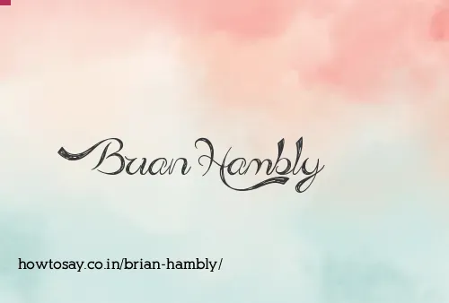 Brian Hambly
