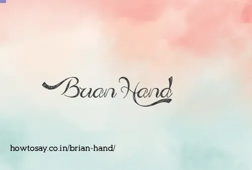 Brian Hand