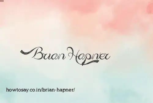 Brian Hapner