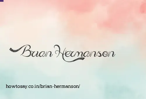 Brian Hermanson